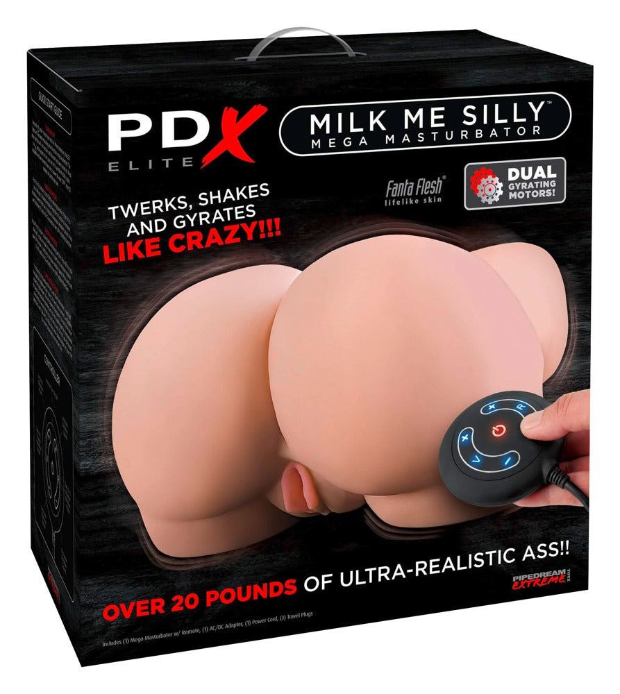 Milk Me Silly – Torse Masturbateur Vibrant & Traite PDX Elite