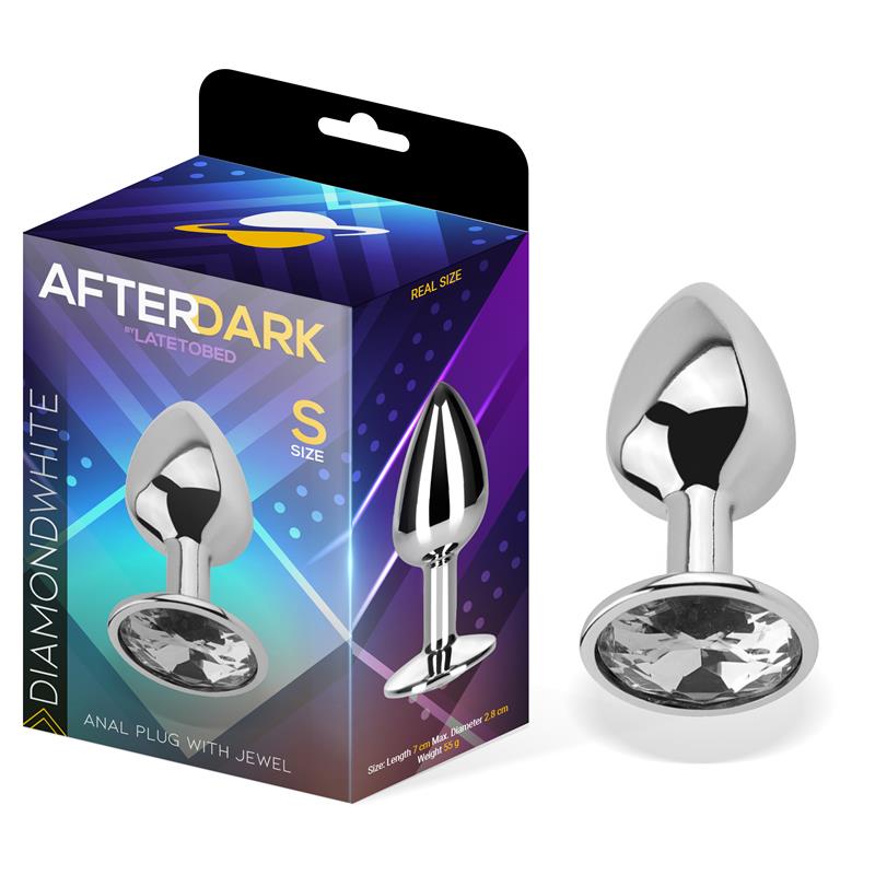 Plug Anal Bijou Blanc Diamant – AfterDark