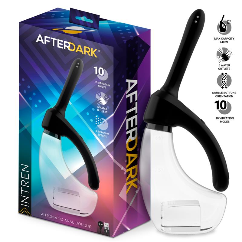 Intren – Douche Anale Automatique Vibrante 5 Jets AfterDark