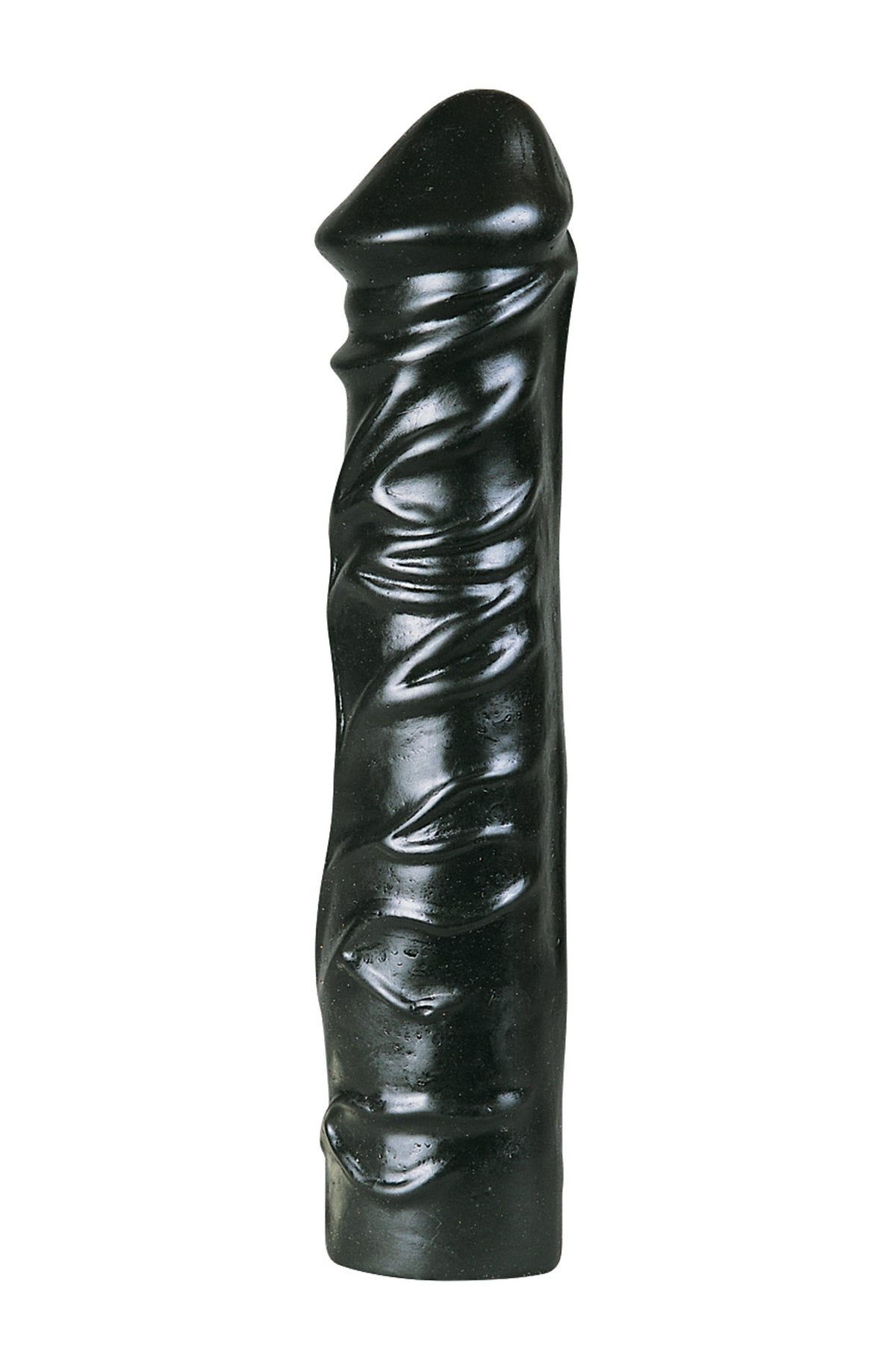 Gode réaliste All Black XXL noir 32,5cm