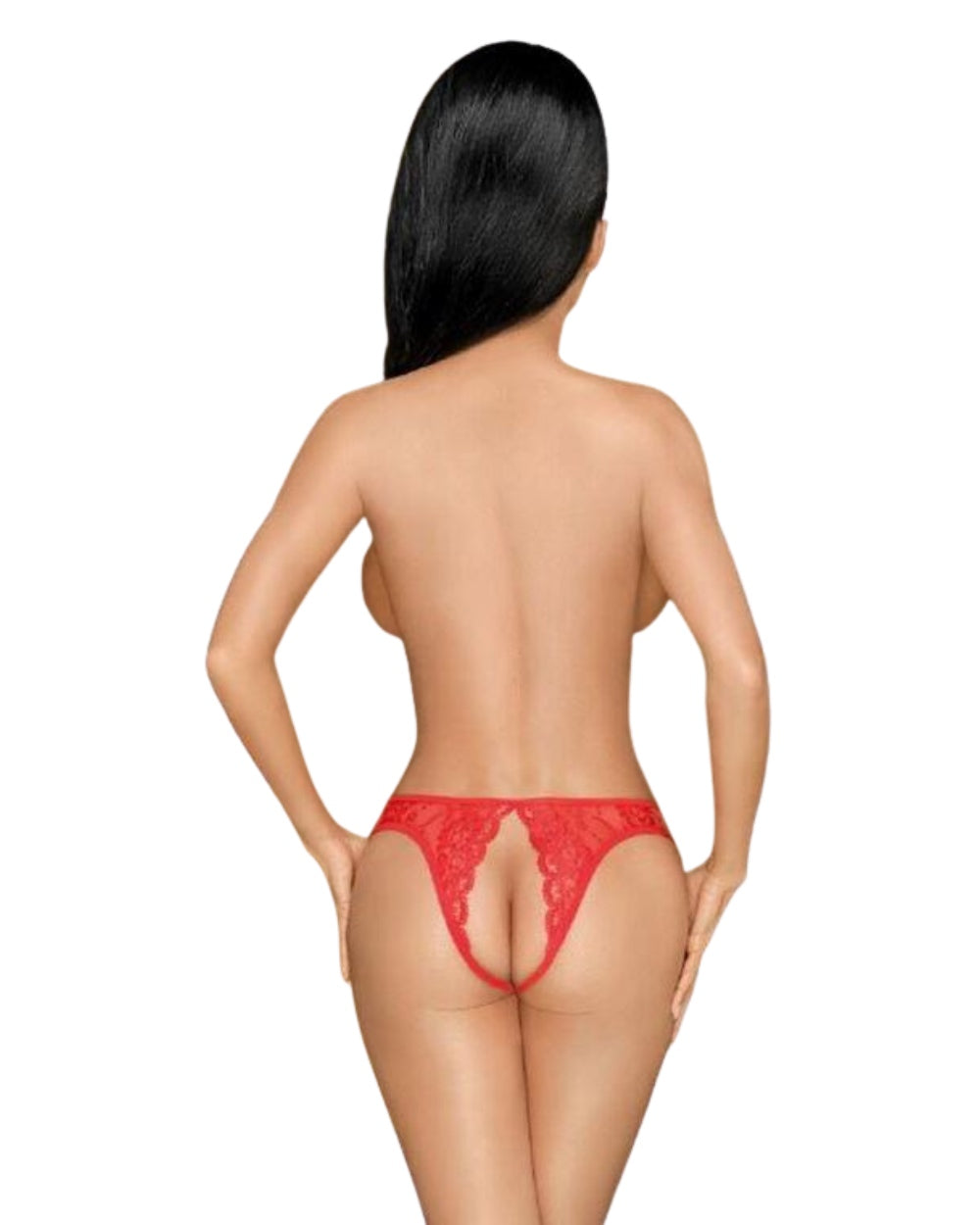 Naughty Valentine string ouvert rouge Penthouse - Love Store Paris