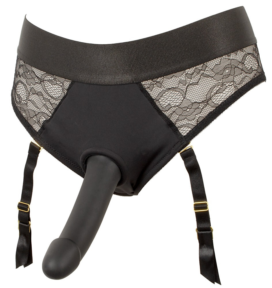Your Strap-on Collection Slip Strap-On avec Gode Ventouse Noir – vue 1