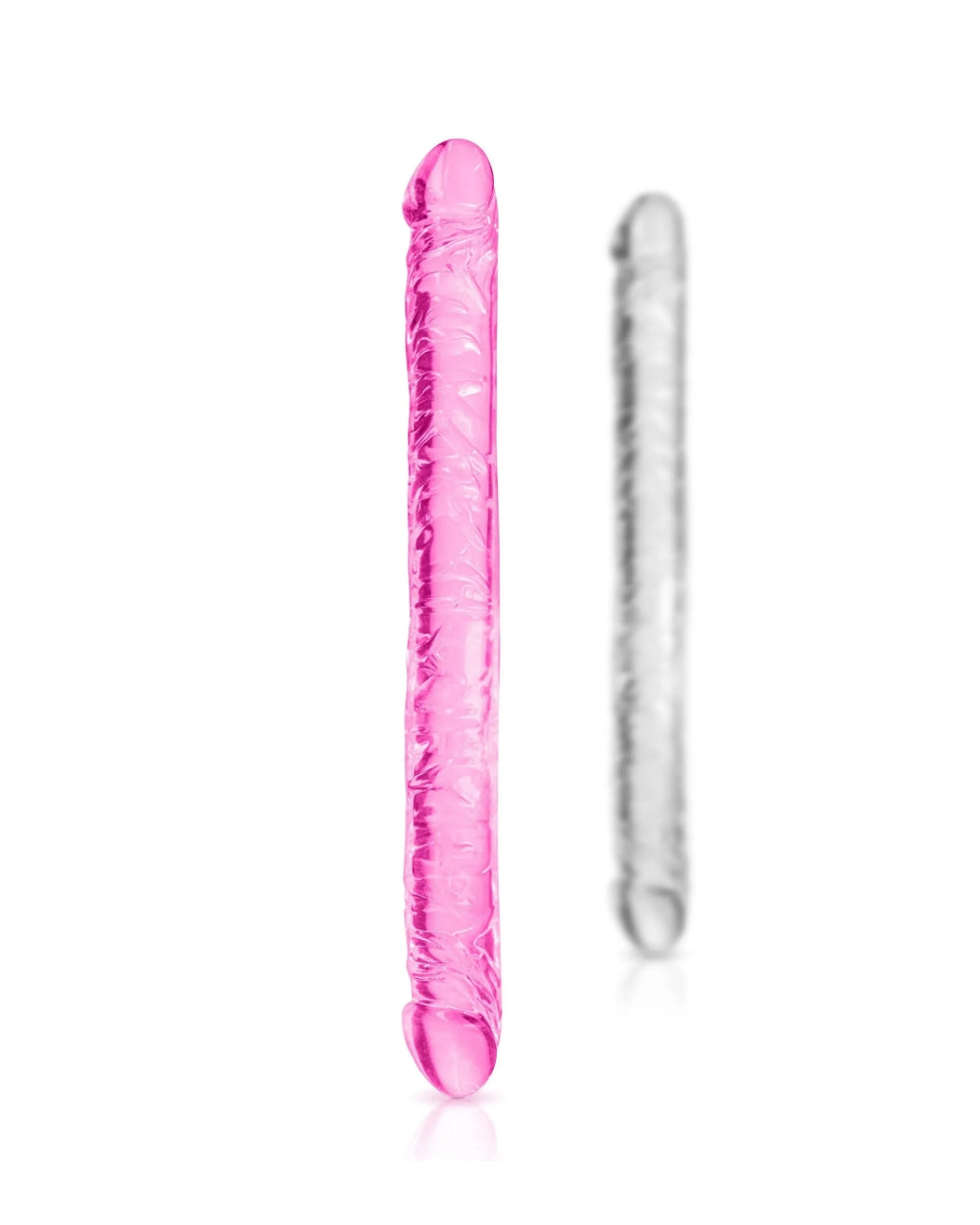 Double dong jelly transparent 44cm - Love Store Paris