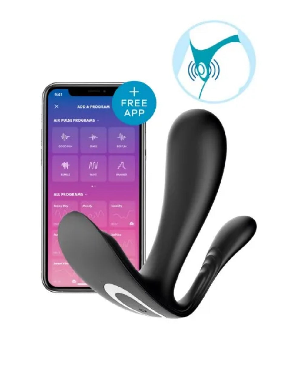 Top Secret + bijou masseur 3 en 1 Satisfyer - Love Store