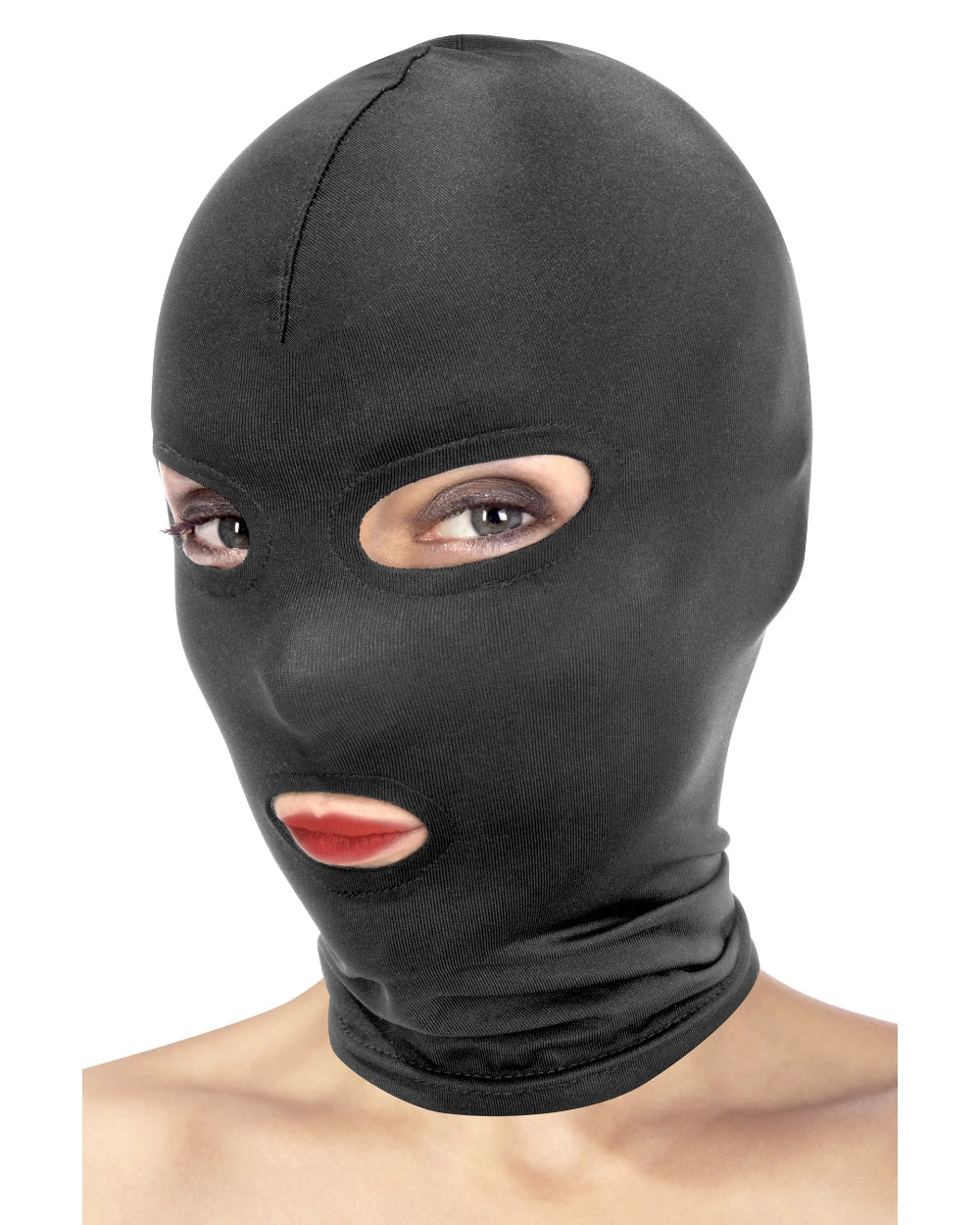 Cagoule fétichiste ouvertures yeux et bouche - Love Store Paris