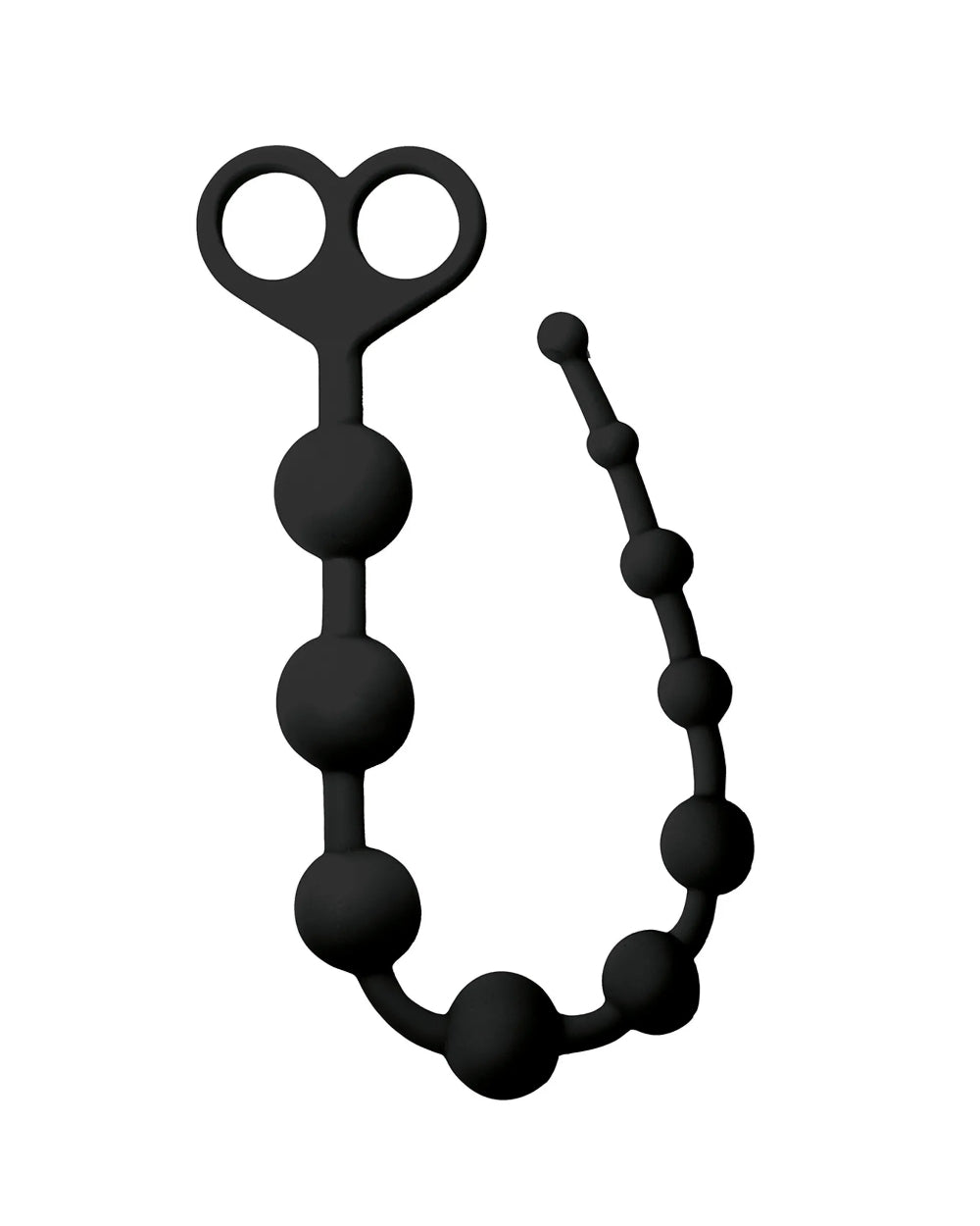 Chapelet anal noir 10 boules progressives - Love Store Paris
