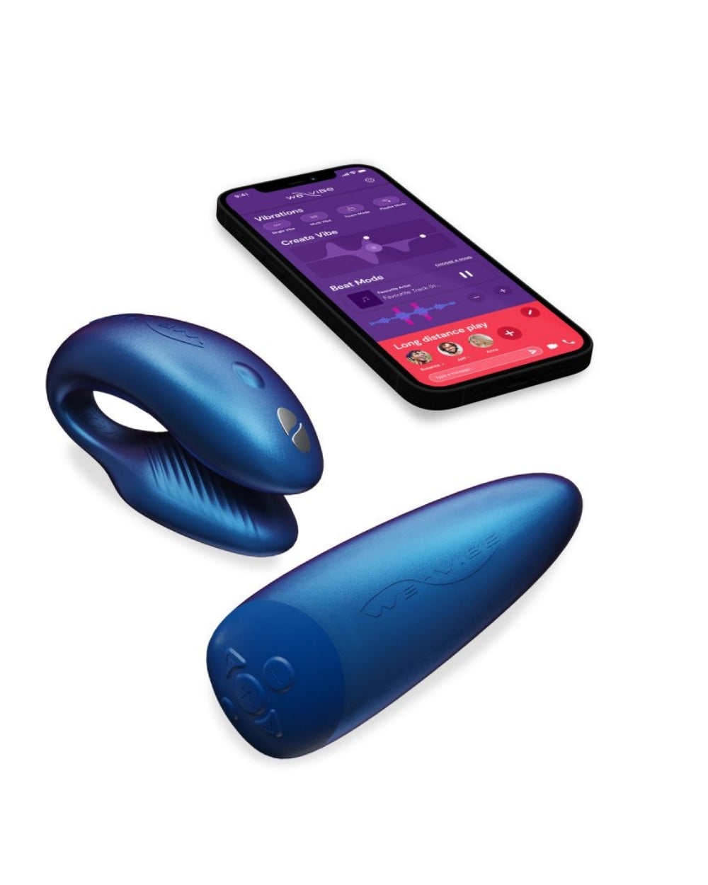 Chorus vibromasseur de couple connecté We-Vibe - Love Store Paris