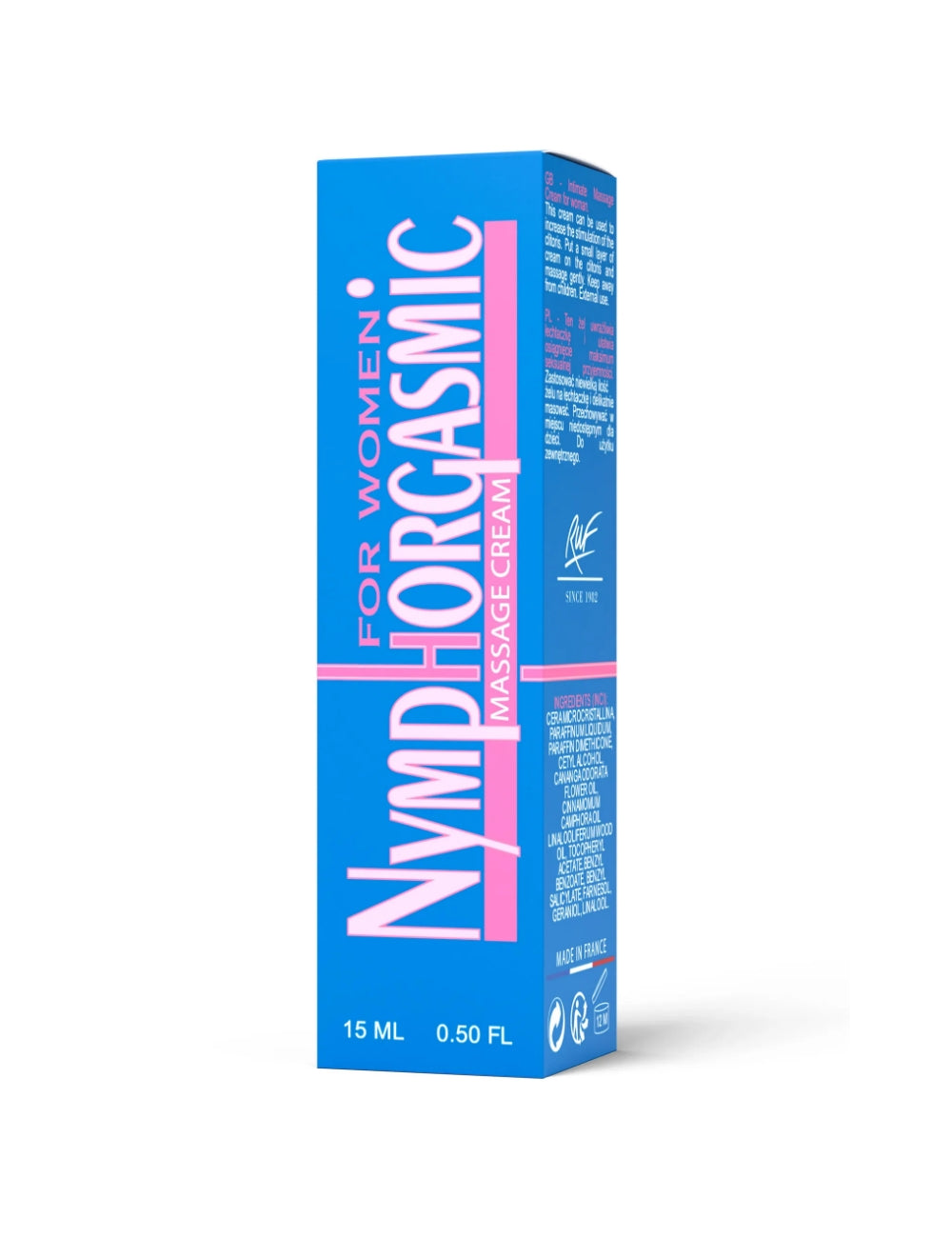 Nymphorgasmic crème stimulante femme 15ml - Love Store Paris