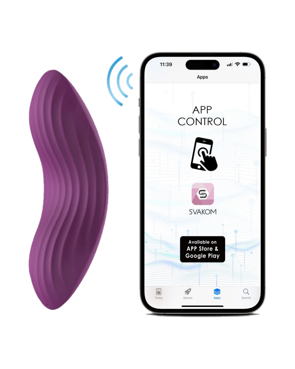 Edeny vibromasseur connecté Svakom - Love Store Paris