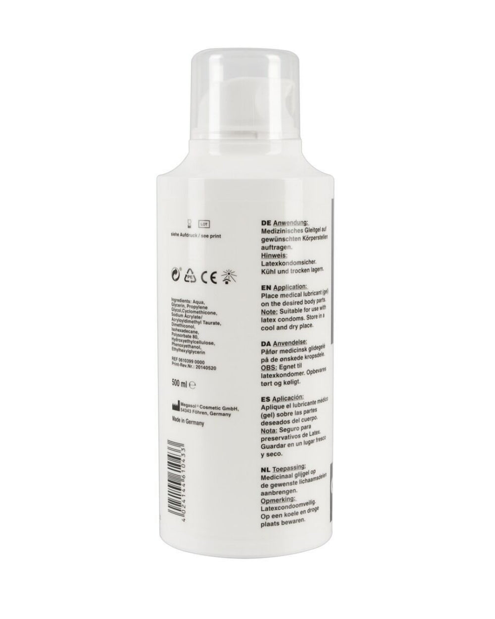 Gel fisting ultra glissant 500ml - Love Store Paris