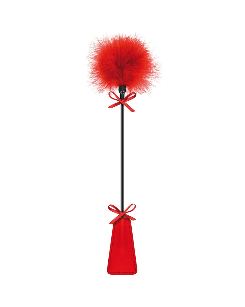 Cravache pompons noir Sweet Caress - Love Store Paris
