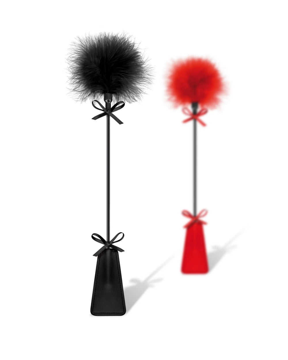 Cravache pompons noir Sweet Caress - Love Store Paris