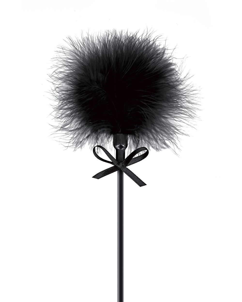 Cravache pompons noir Sweet Caress - Love Store Paris