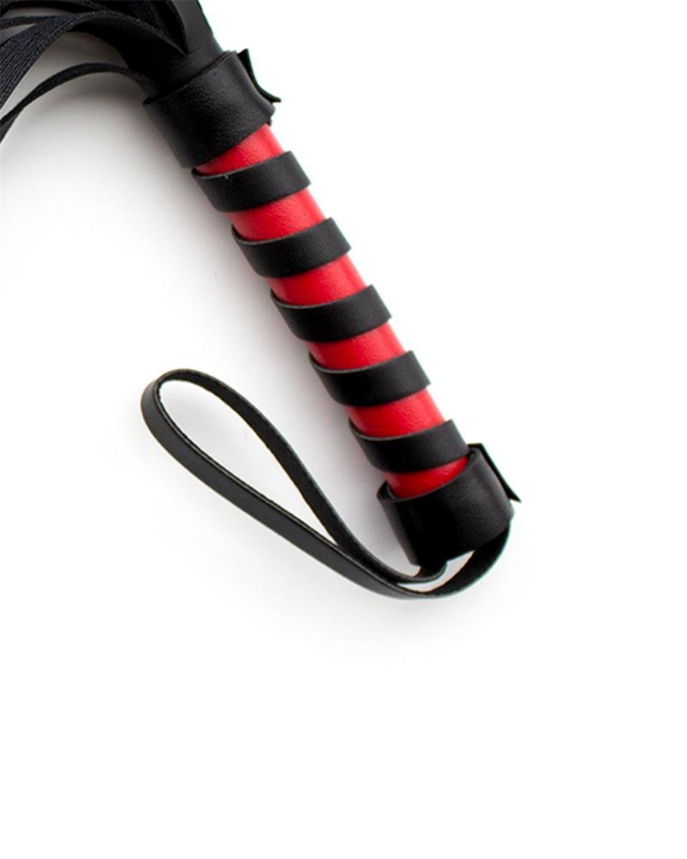 Fouet noir et rouge 45cm Latetobed - Love Store Paris