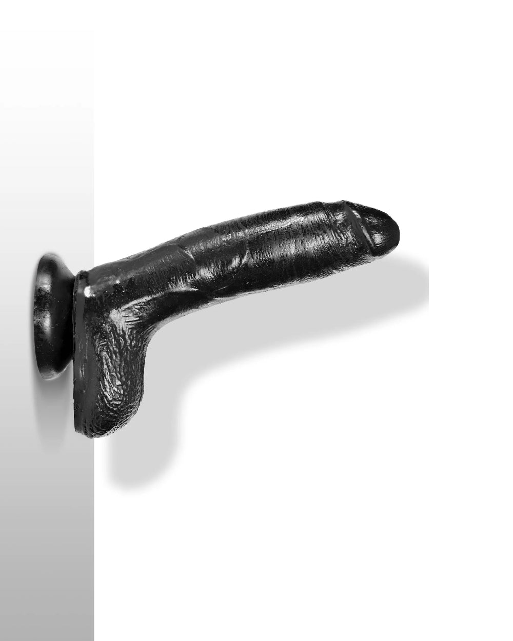 Gode réaliste noir ventouse 23cm - Love Store Paris