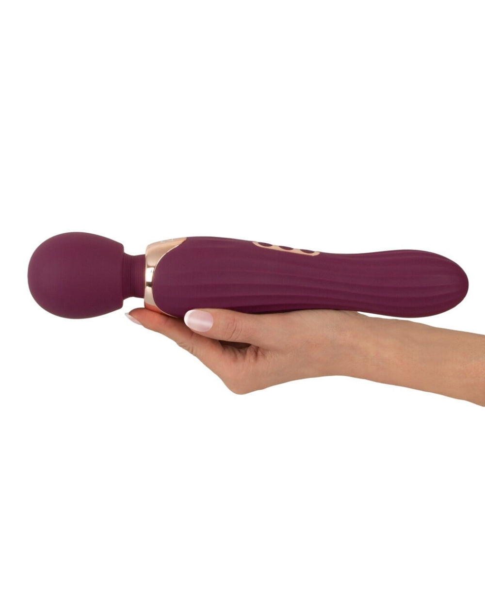 Grande wand silicone mauve rechargeable - Love Store Paris