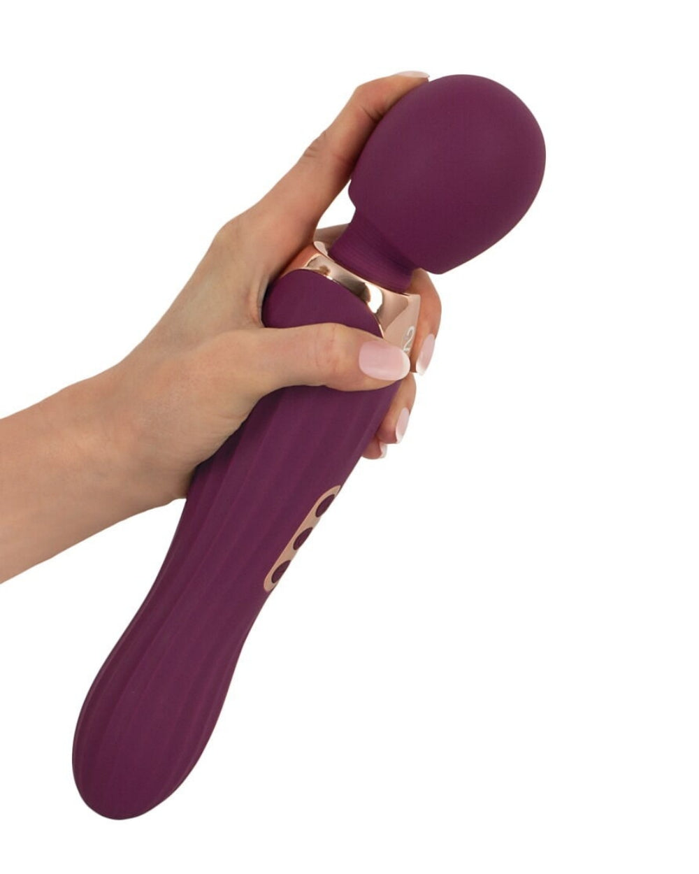 Grande wand silicone mauve rechargeable - Love Store Paris