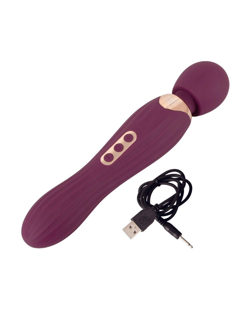Grande wand silicone mauve rechargeable - Love Store Paris