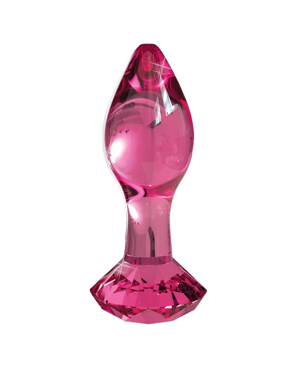 Nº79 plug anal verre rose Icicles - Love Store Paris