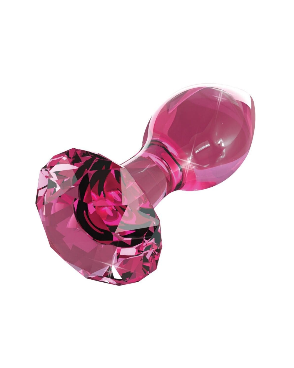 Nº79 plug anal verre rose Icicles - Love Store Paris