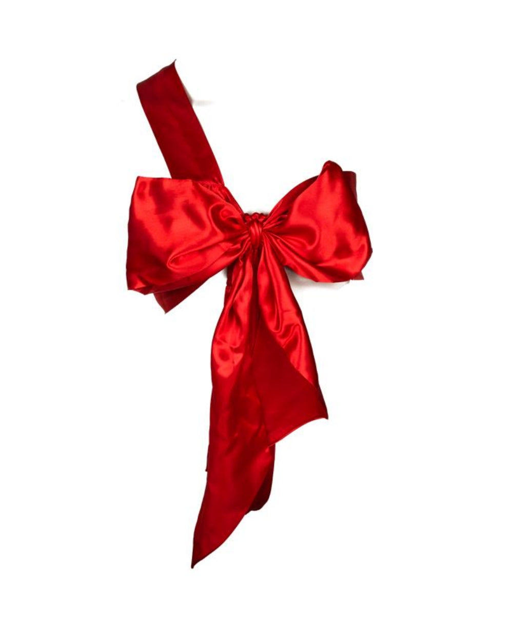 Noeud rouge satin cadeau - Love Store Paris