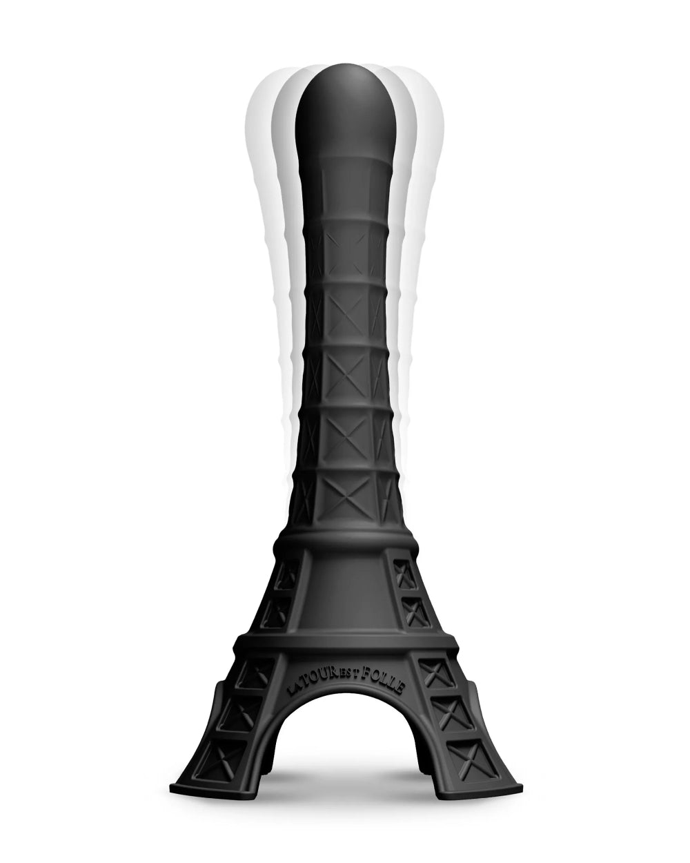 Tour Eiffel vibromasseur noir La Tour Est Folle - Love Store Paris