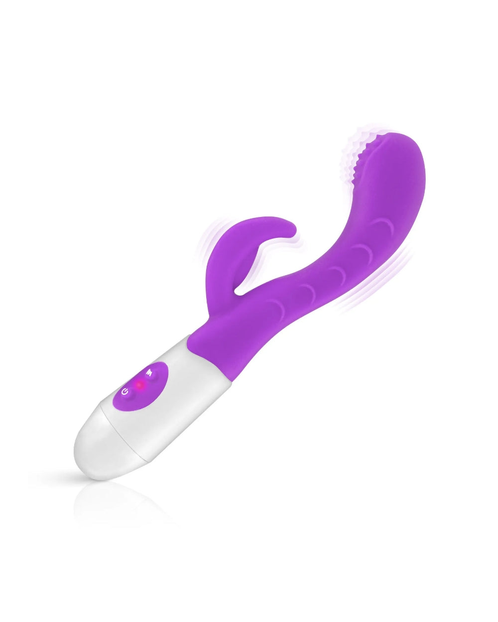 Leola vibromasseur rabbit violet stries et picots Yoba - Love Store