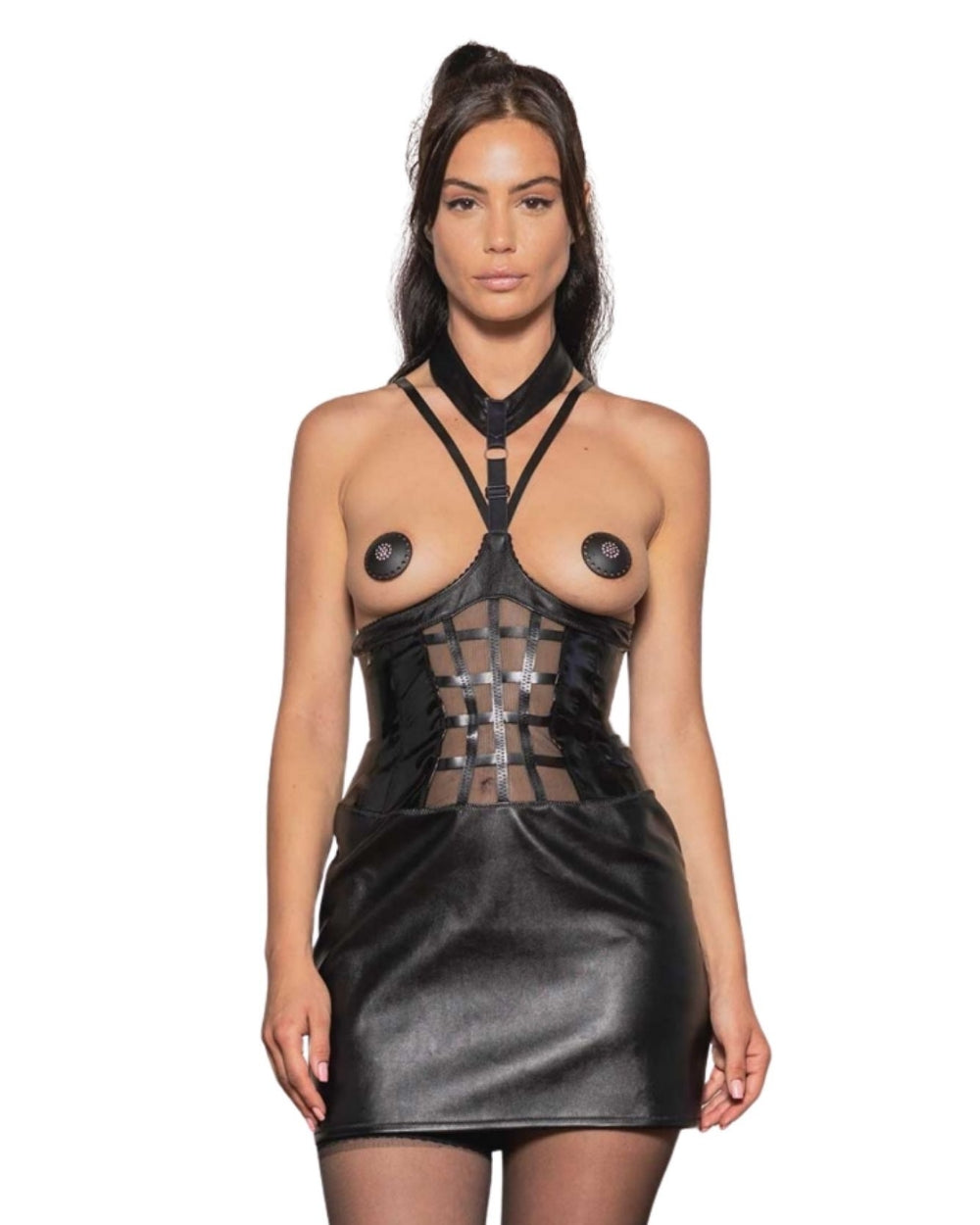 Lune robe faux cuir Patrice Catanzaro - Love Store Paris