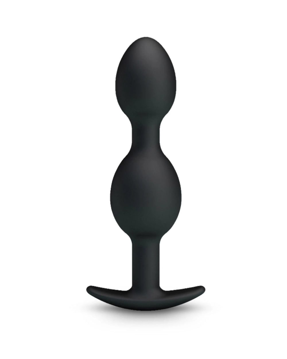 Plug anal billes internes silicone noire - Love Store Paris