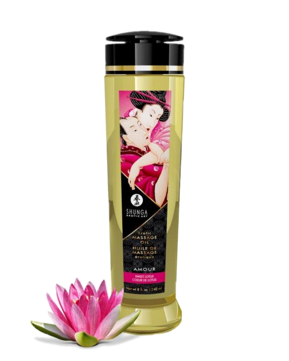 Huile de massage érotique 240ml Shunga