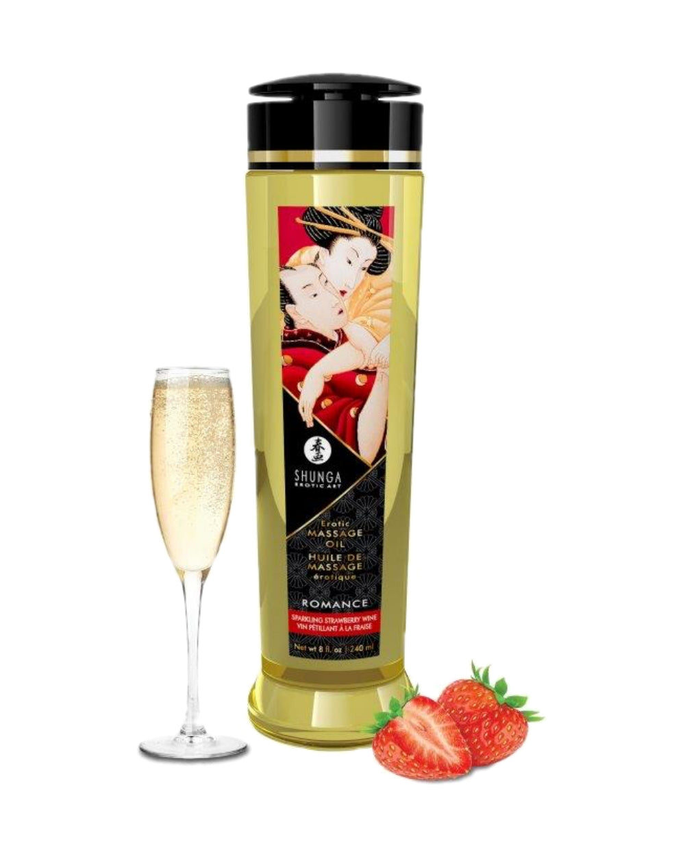 Huile de massage érotique 240ml Shunga
