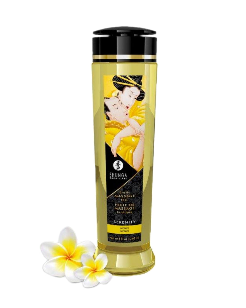 Huile de massage érotique 240ml Shunga