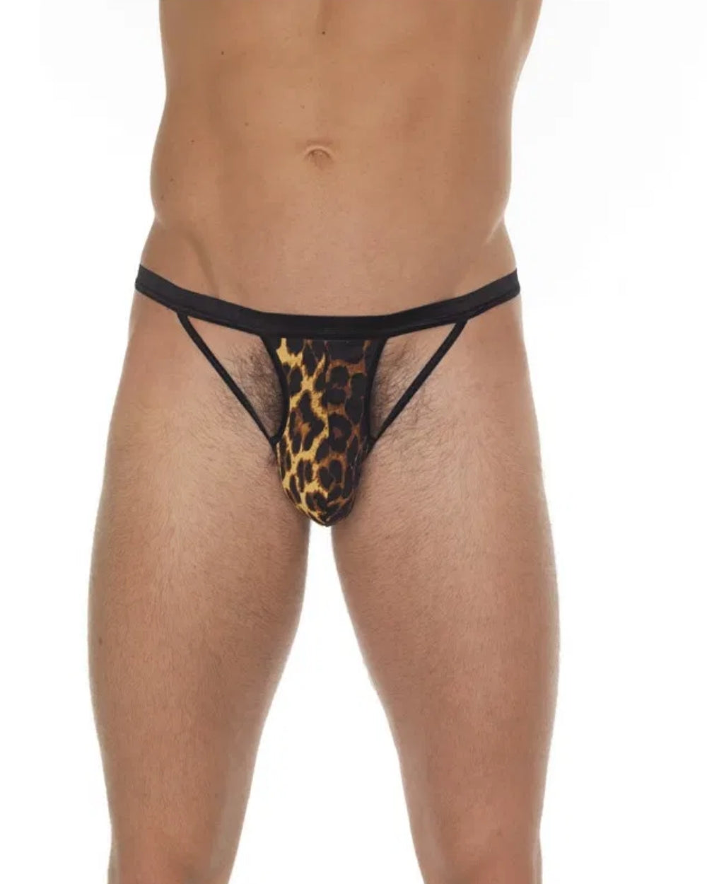 String homme léopard et résille Amorable - Love Store Paris