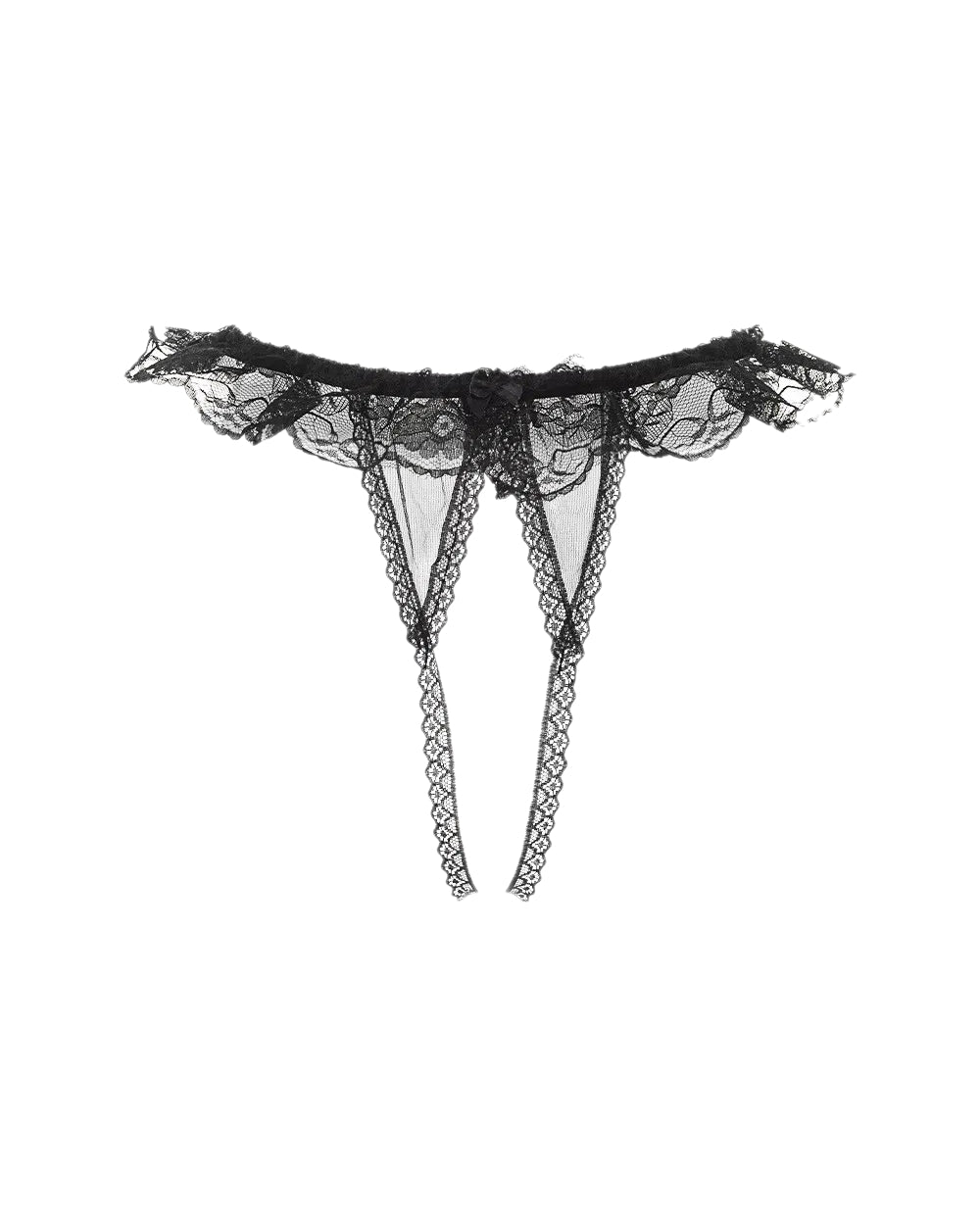 String ouvert résille noire Amorable - Love Store Paris