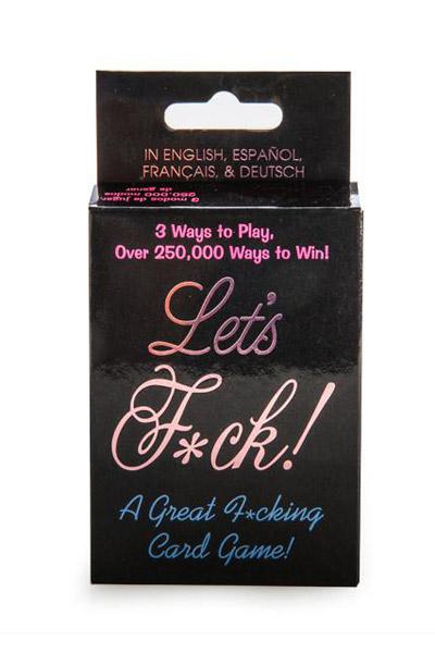Let's Fuck! 3 jeux de cartes coquins - Love Store Paris