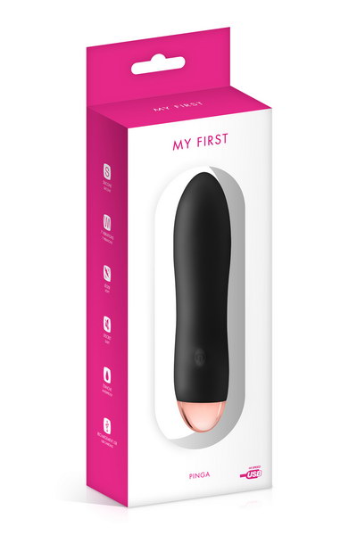 Vibromasseur noir USB waterproof - LOVE STORE PARIS