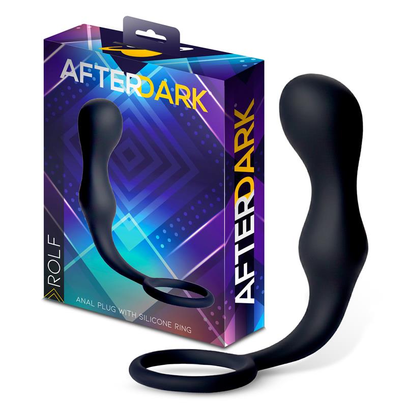 Rolf – Plug Anal avec Anneau Silicone AfterDark