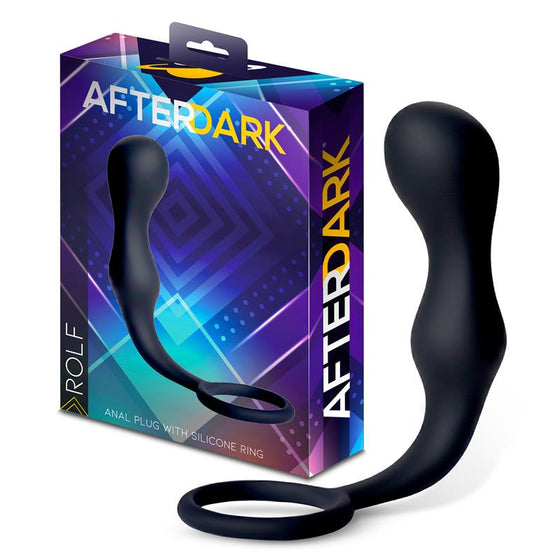 Rolf – Plug Anal avec Anneau Silicone AfterDark