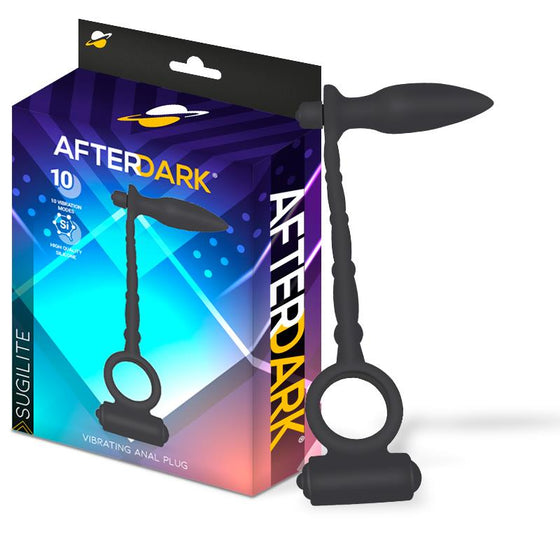 Sugilite – Plug Vibrant avec Anneau et Bille AfterDark