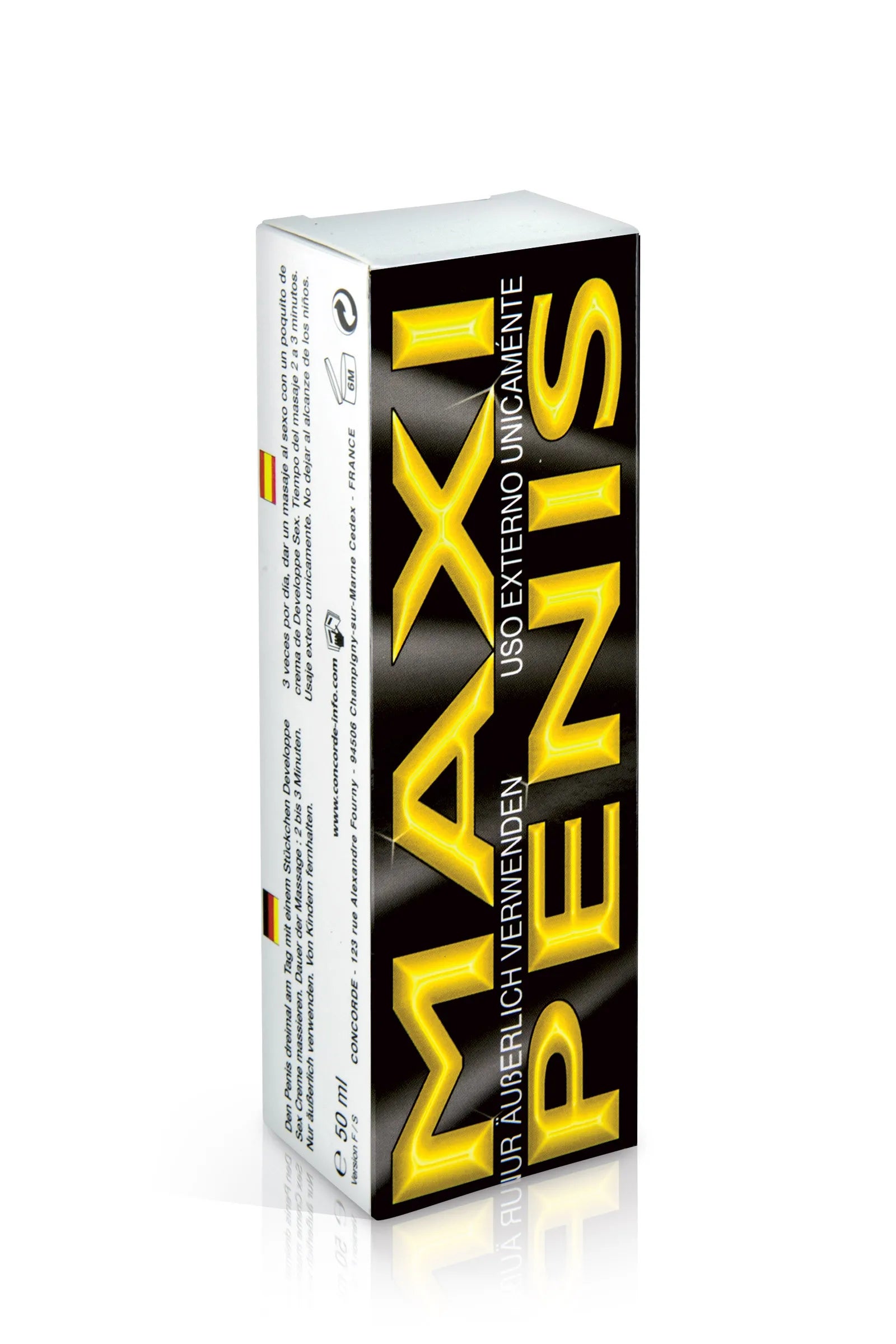 Maxi Pénis crème stimulante homme 50 ml - Love Store Paris