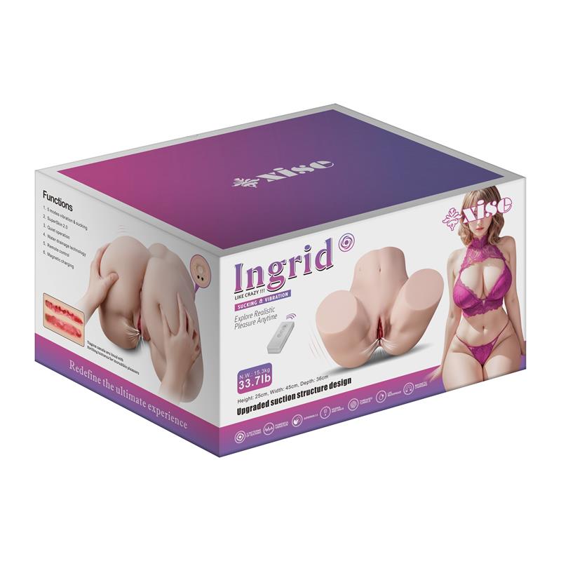 XISE Ingrid masturbateur vibrant avec télécommande
