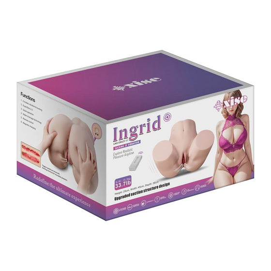 XISE Ingrid masturbateur vibrant avec télécommande