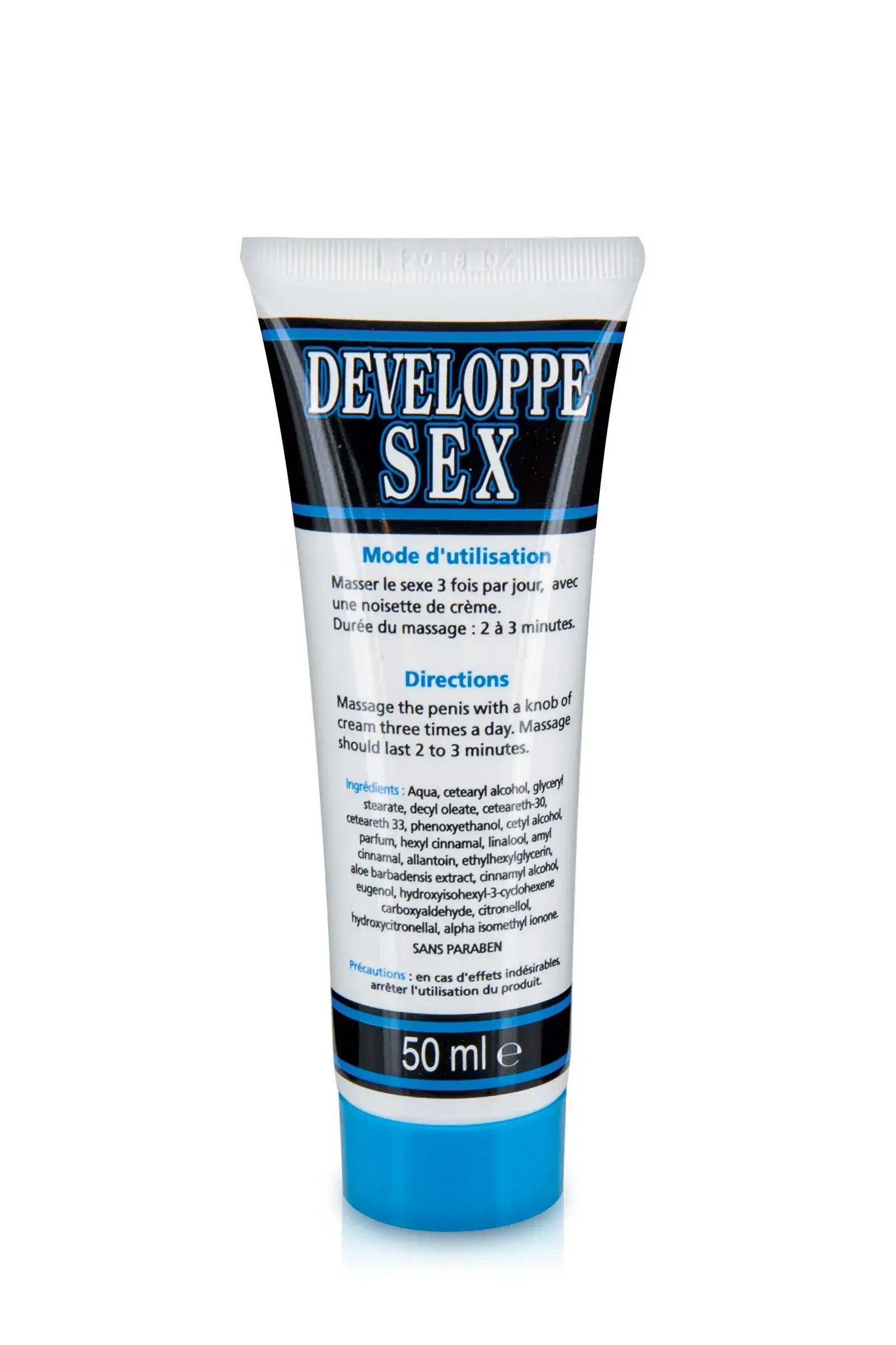 Developpe sex crème stimulante homme 50 ml - Love Store Paris
