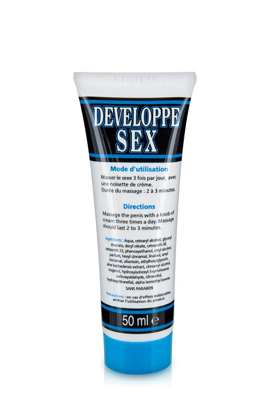Developpe sex crème stimulante homme 50 ml - Love Store Paris