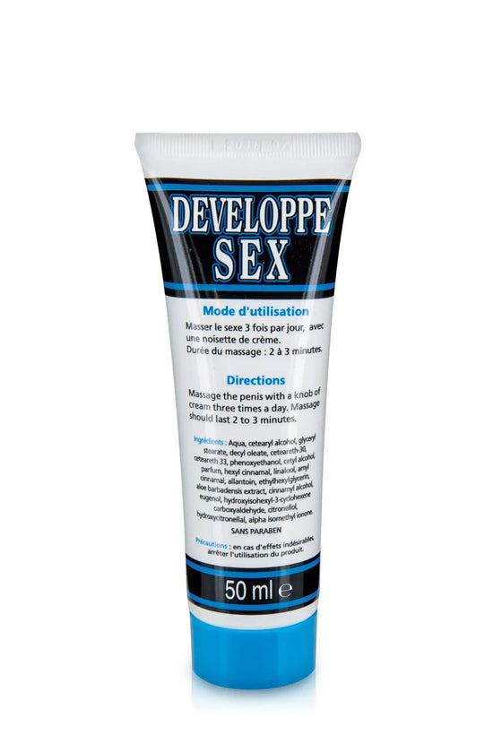 Developpe sex crème stimulante homme 50 ml - Love Store Paris