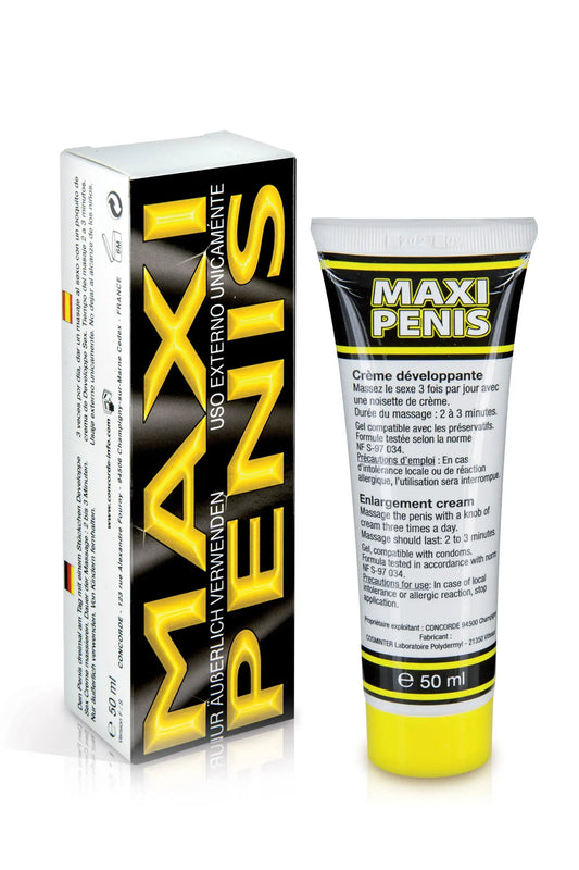 Maxi Pénis crème stimulante homme 50 ml - Love Store Paris
