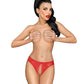 Naughty Valentine string ouvert rouge Penthouse - Love Store Paris