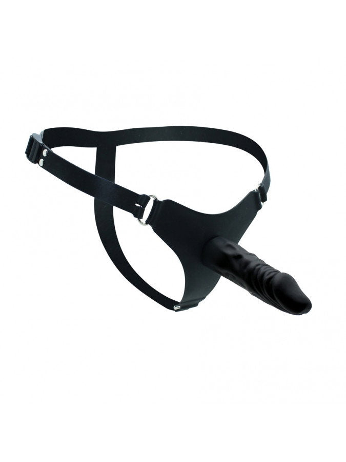 RIMBA Strap-On String avec Gode Silicone 12cm Noir – vue 1