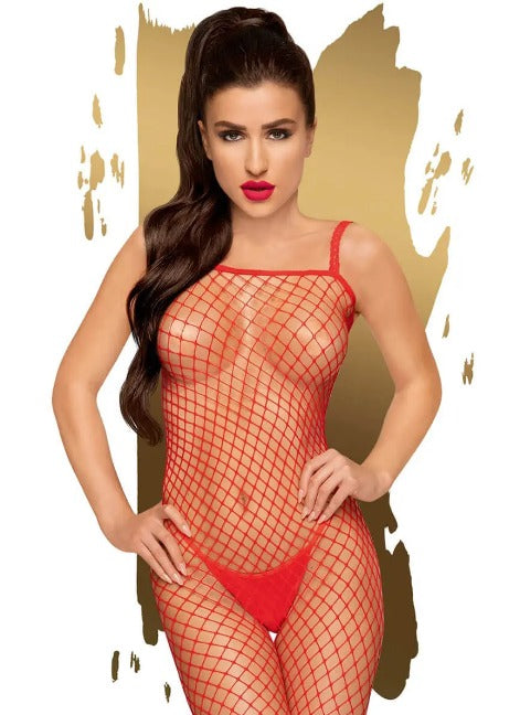 Lingerie Body Search Fence Net Bodystocking noir