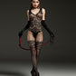 Bodystocking noir léopard RImes - Love Store Paris